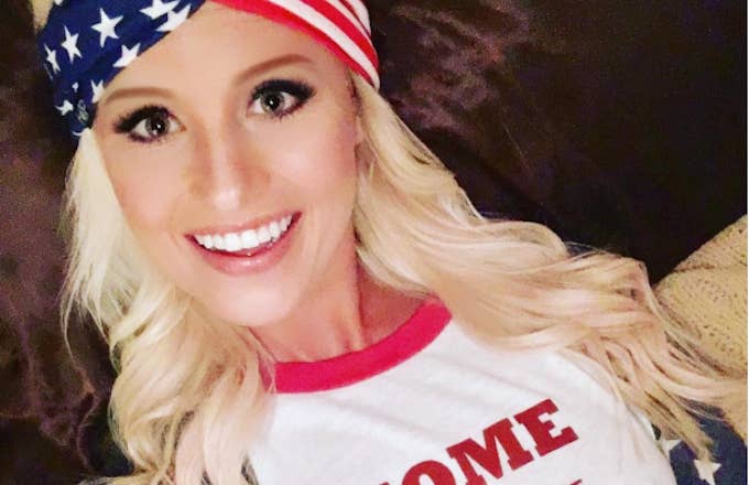 Tomi Lahren doing the most when it comes to patriotism.
