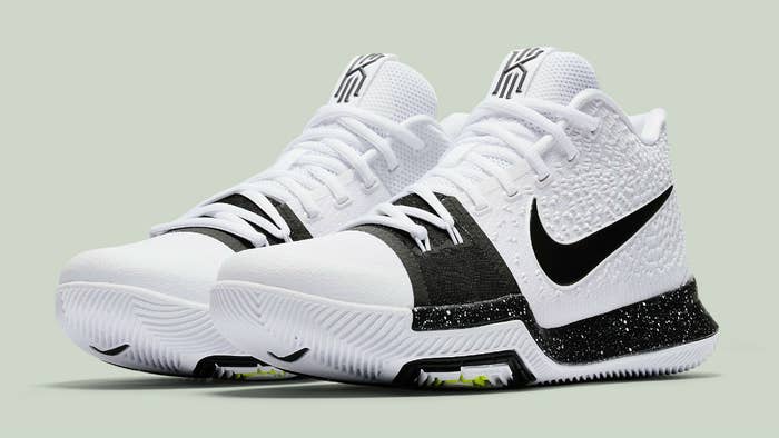 Nike Kyrie 3 White Black Volt Release Date Main 917724 100