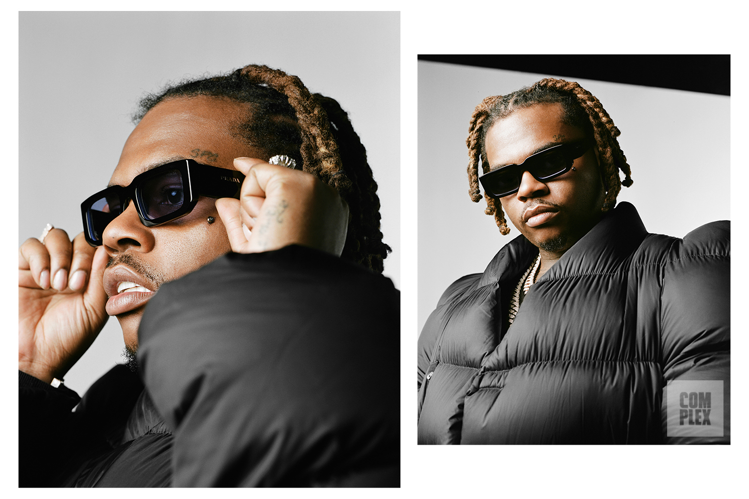 Gunna poses for Complex interview