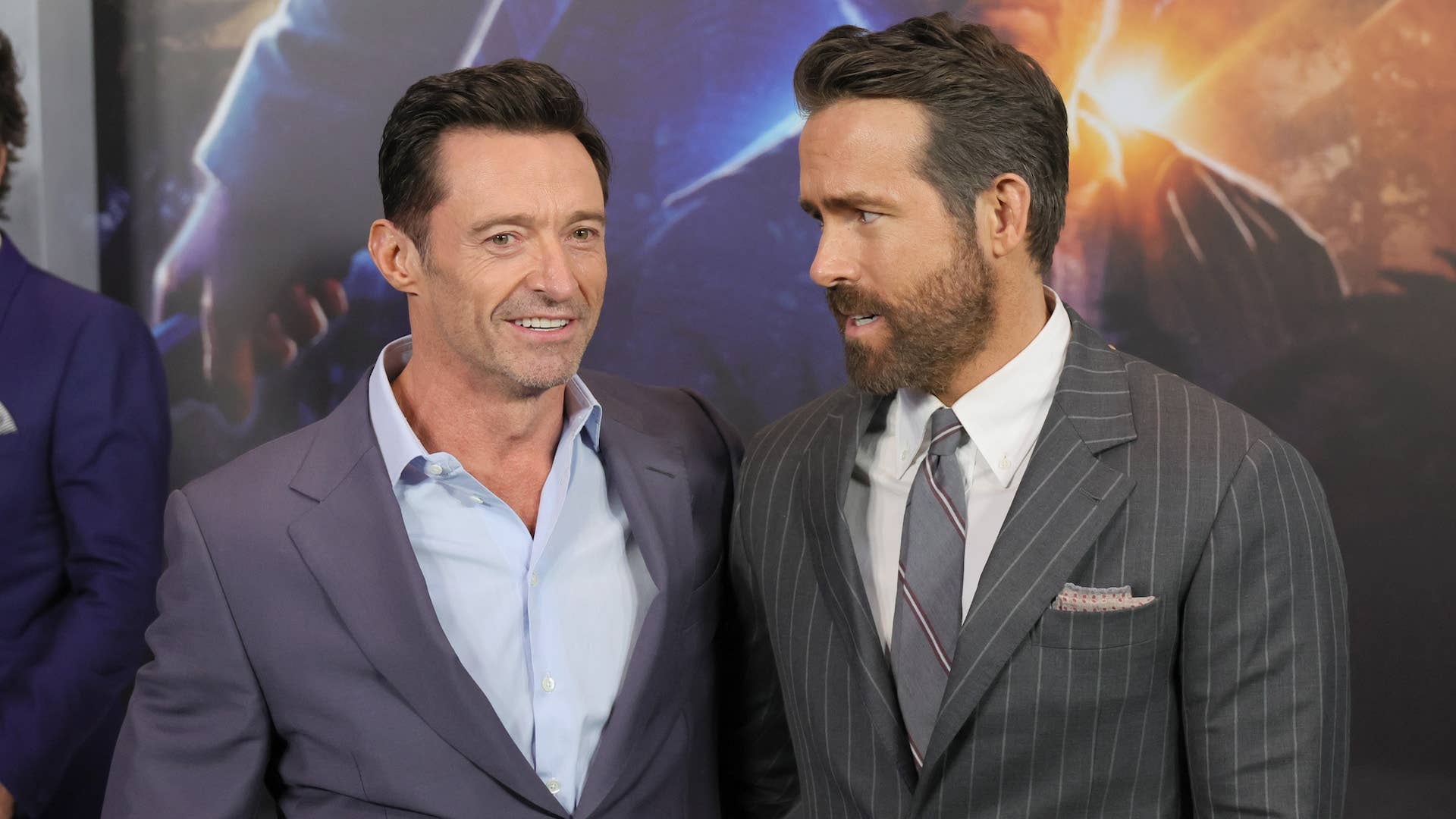 Hugh Jackman and Ryan Reynolds deadpool.