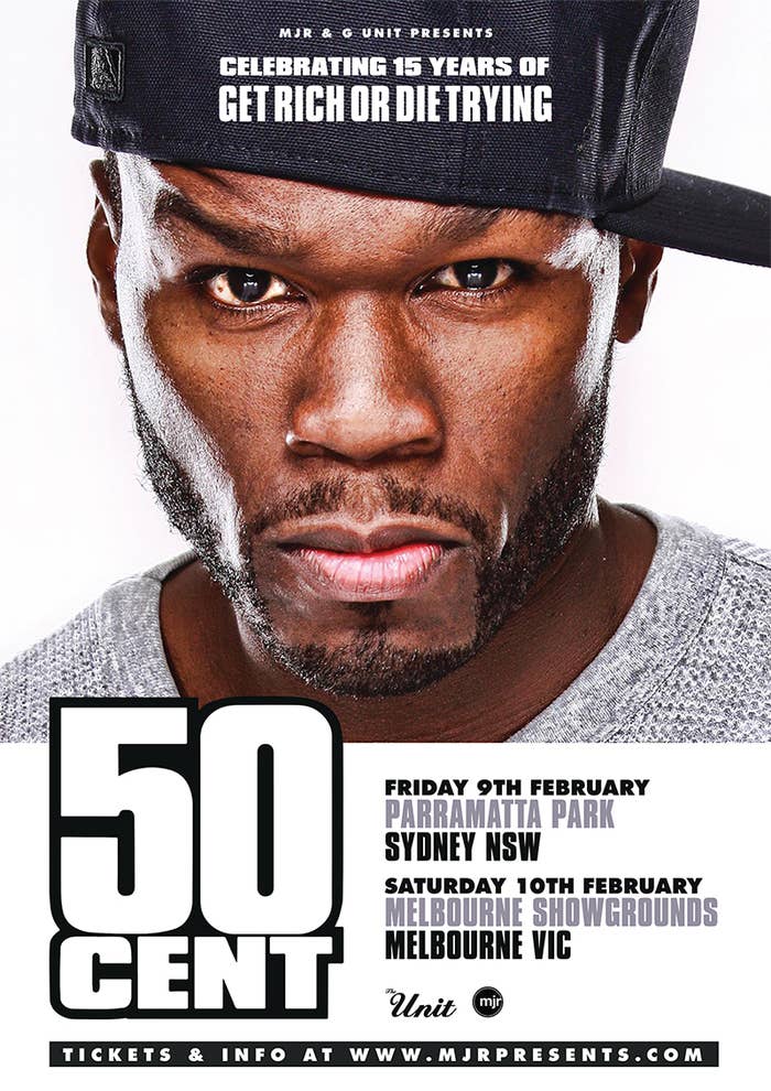 50 Cent Australian Tour 2018