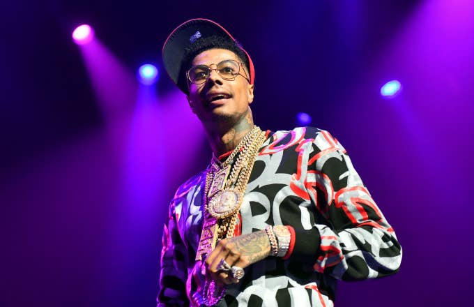 Rapper Blueface performs onstage during the XXL Freshman Concert