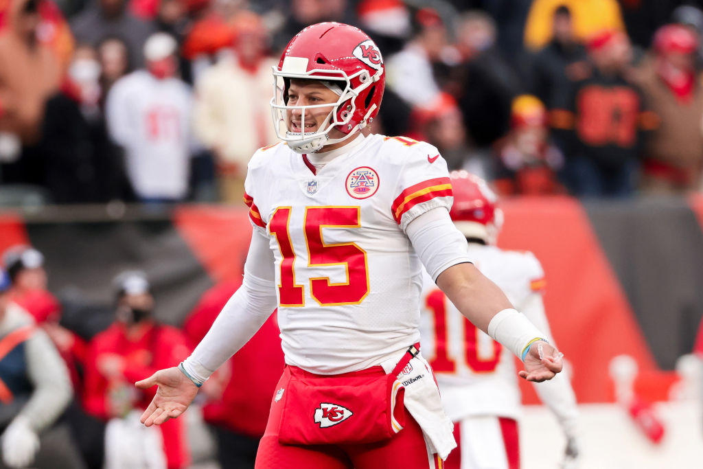 Patrick Mahomes Chiefs Bengals 2022