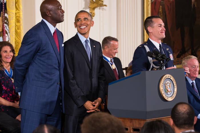 Obama Michael Jordan 2016 Presidential Medal of Freedom