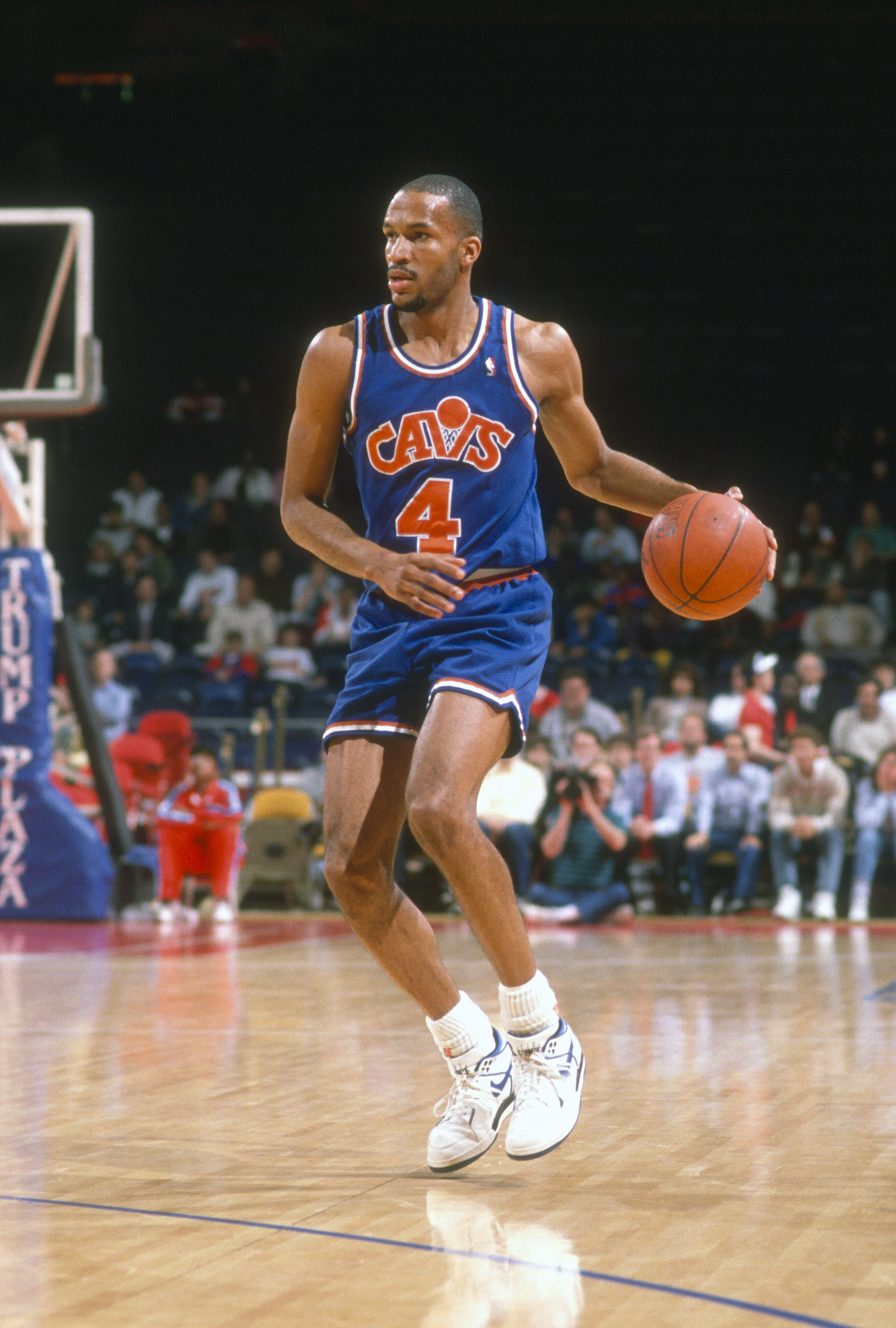 This is a a photo of Ron Harper in his 1987 season with the Cavaliers.
