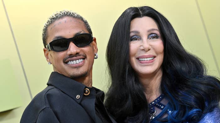 Alexander Edwards and Cher photographed together.