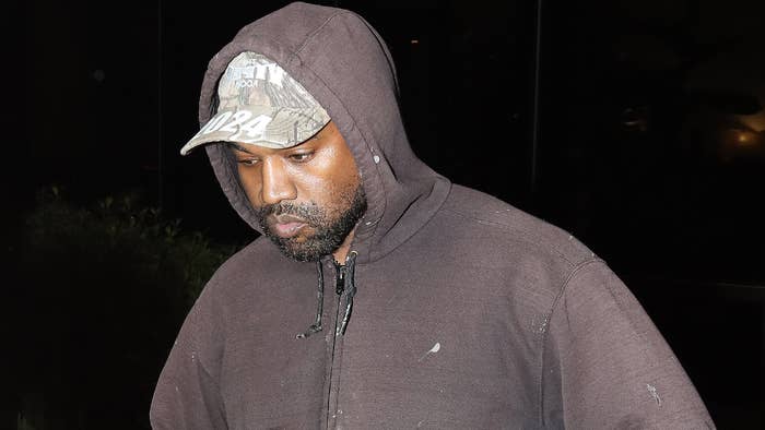Ye is seen out and about in this paparazzi image