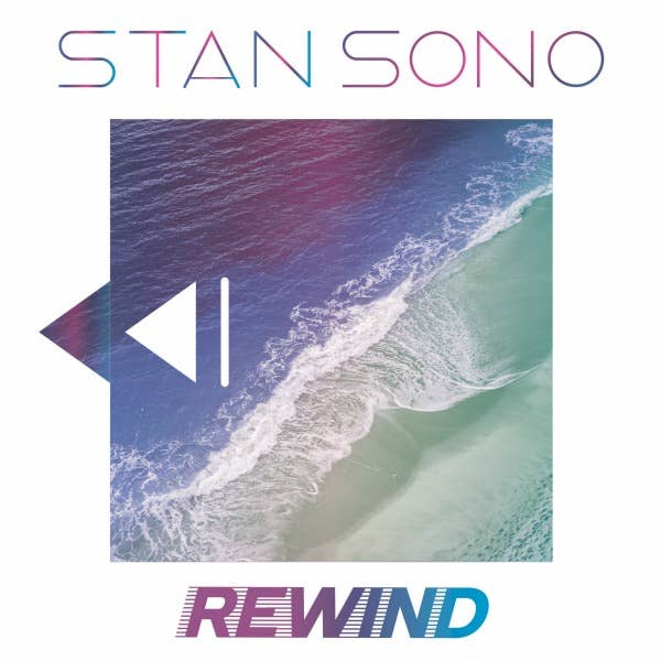 This is Stan Sono&#x27;s single art for &quot;Rewind.&quot;