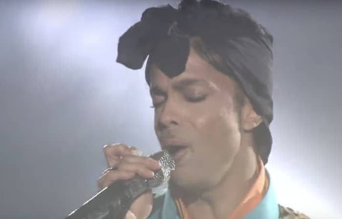 Prince at 2007 Super Bowl