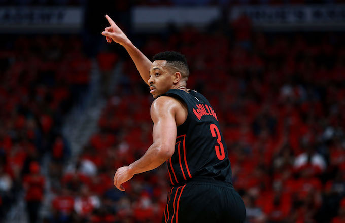 CJ McCollum #3 of the Portland Trail Blazers.