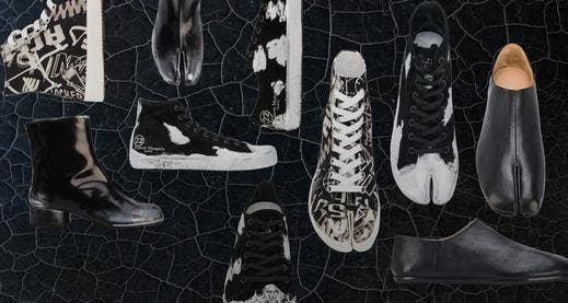 Maison Margiela and Reebok design split-toe sneakers for the digital age