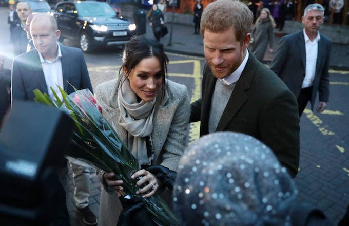 Prince Harry and Meghan Markle visit Reprezent 107.3FM in Pop Brixton.