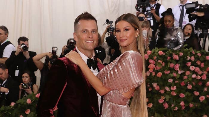 Gisele Bundchen and Tom Brady attend the 2019 Met Gala