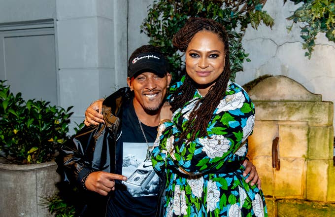 Korey Wise and Ava DuVernay attends The Cinema Society