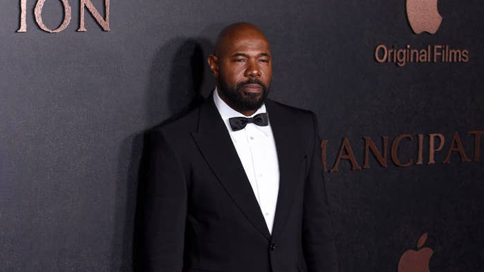 Antoine Fuqua arrives at the European premiere of "Emancipation"