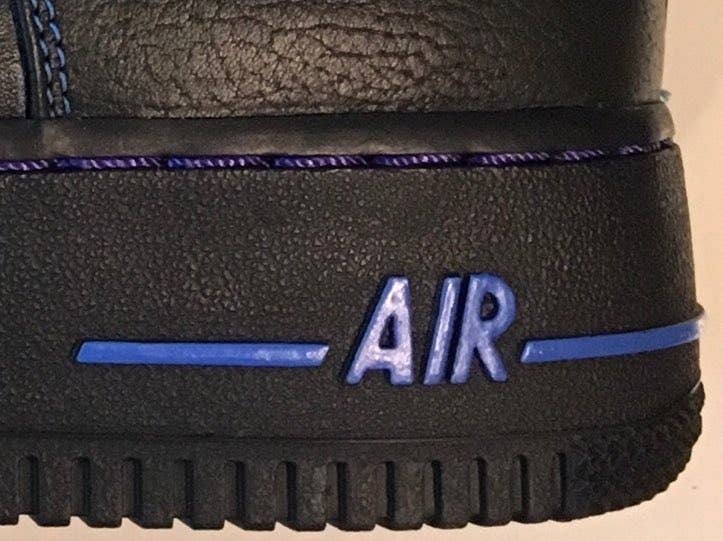 Vlone x Nike Air Force 1 Black/Blue Teaser