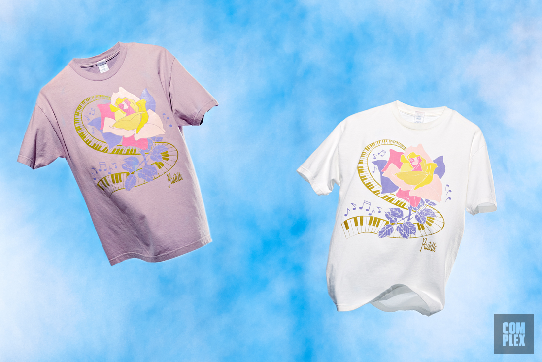 Samples of Pastelle graphic T shirts