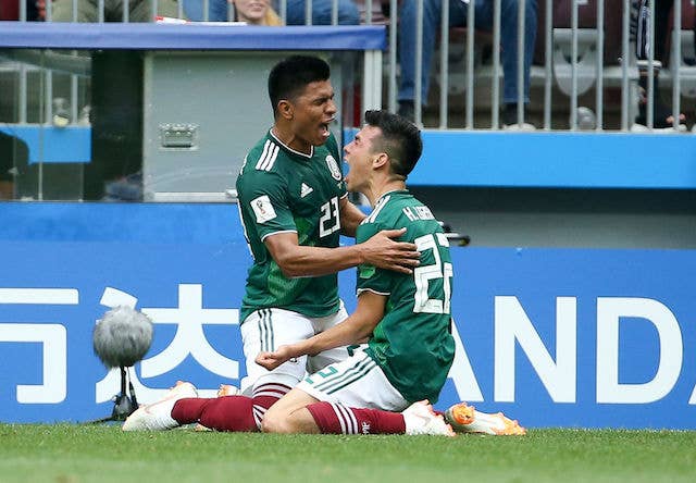 This is a picture of two Mexico players.