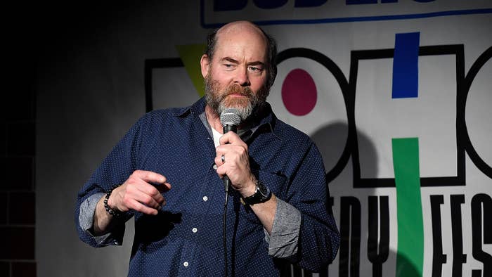 Actor and comedian David Koechner performs on day one of the NOHO Comedy Festival