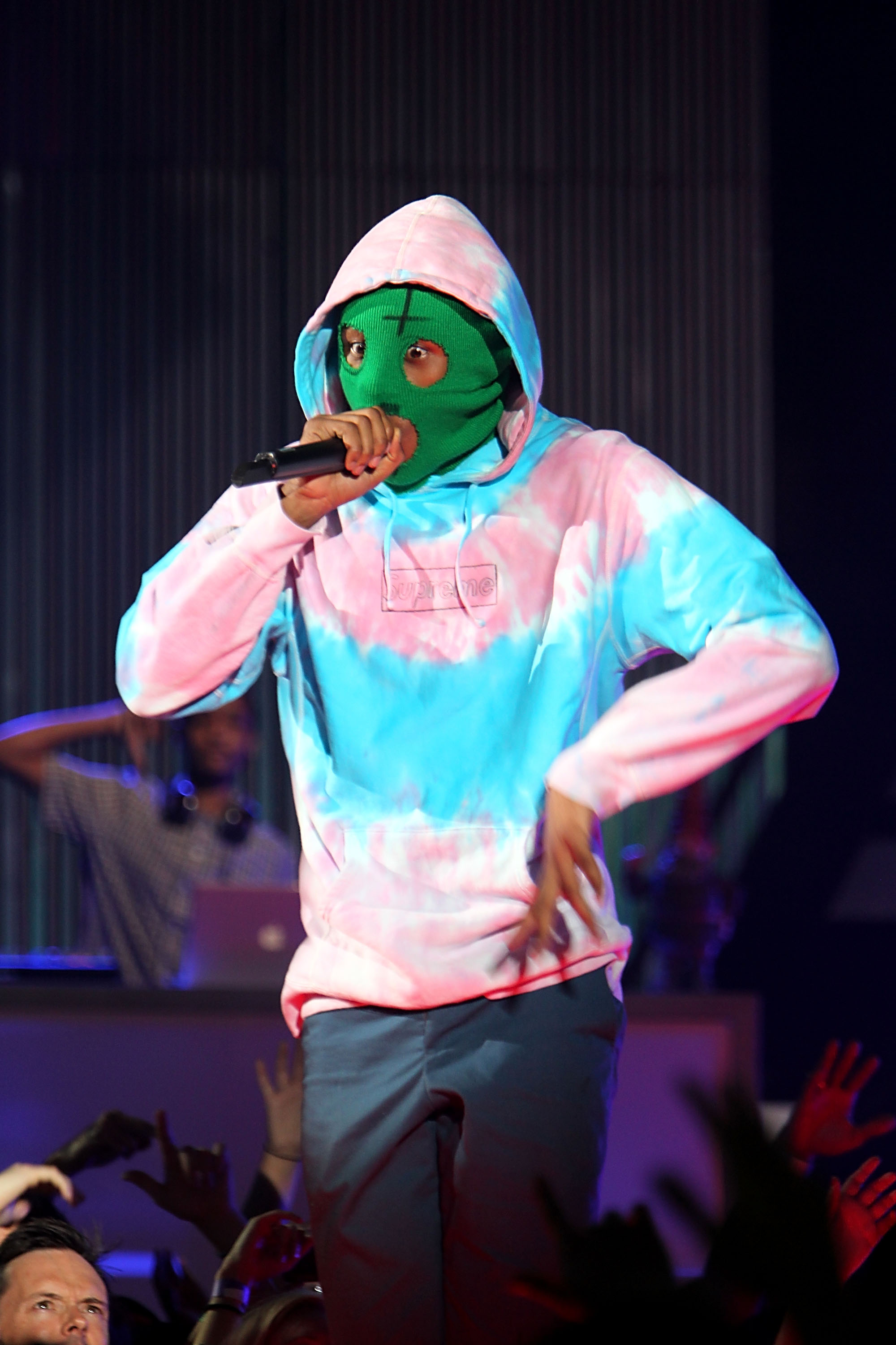 Tyler the creator 2025 blue supreme hoodie