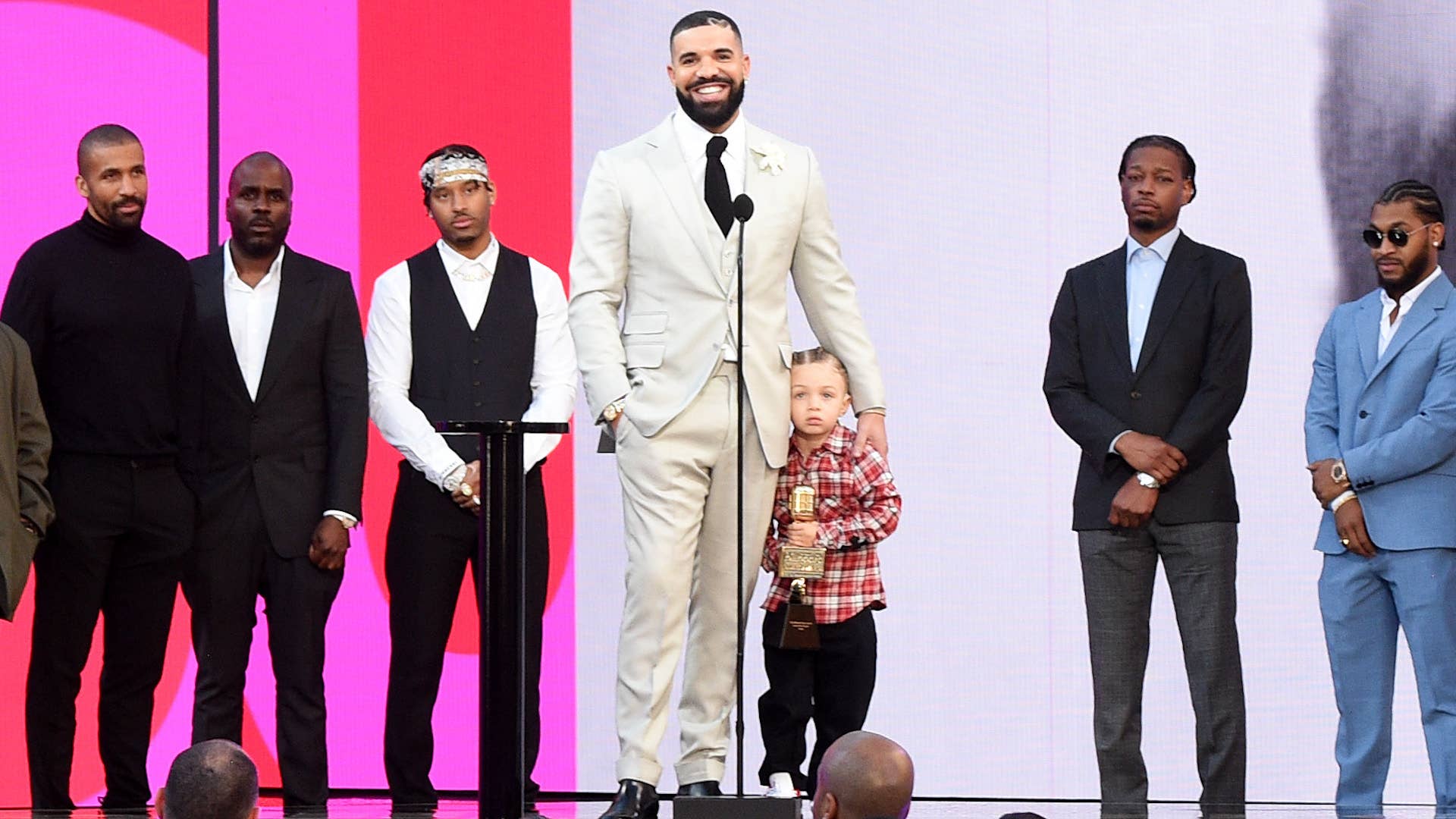 Drake and Adonis at Billboard Music Awards