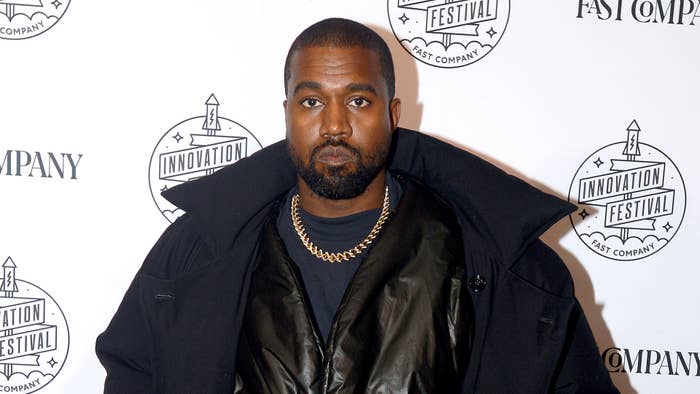 Kanye West attends the Fast Company Innovation Festival.