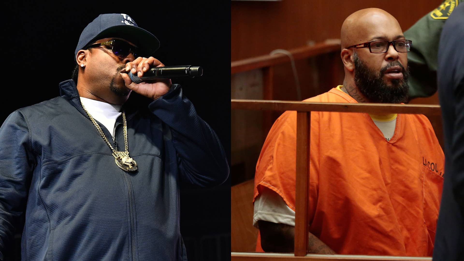 Daz and Suge are seen in a side by side photo edit