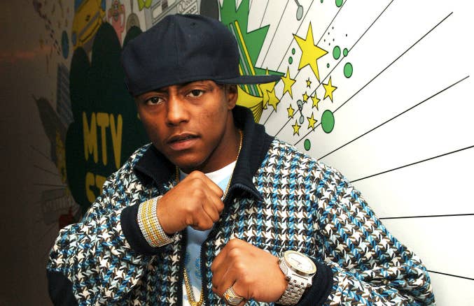 Rapper Cassidy poses backstage at MTV's "TRL" Studios