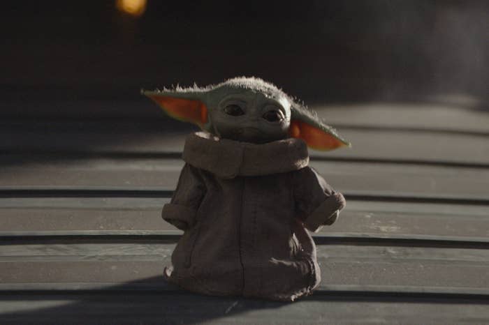 Baby Yoda, aka The Child from the Star Wars franchise&#x27;s Disney+ series &#x27;The Mandalorian&#x27;