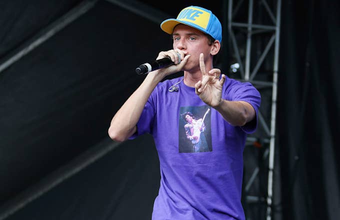 Logic performs during Music Midtown 2016