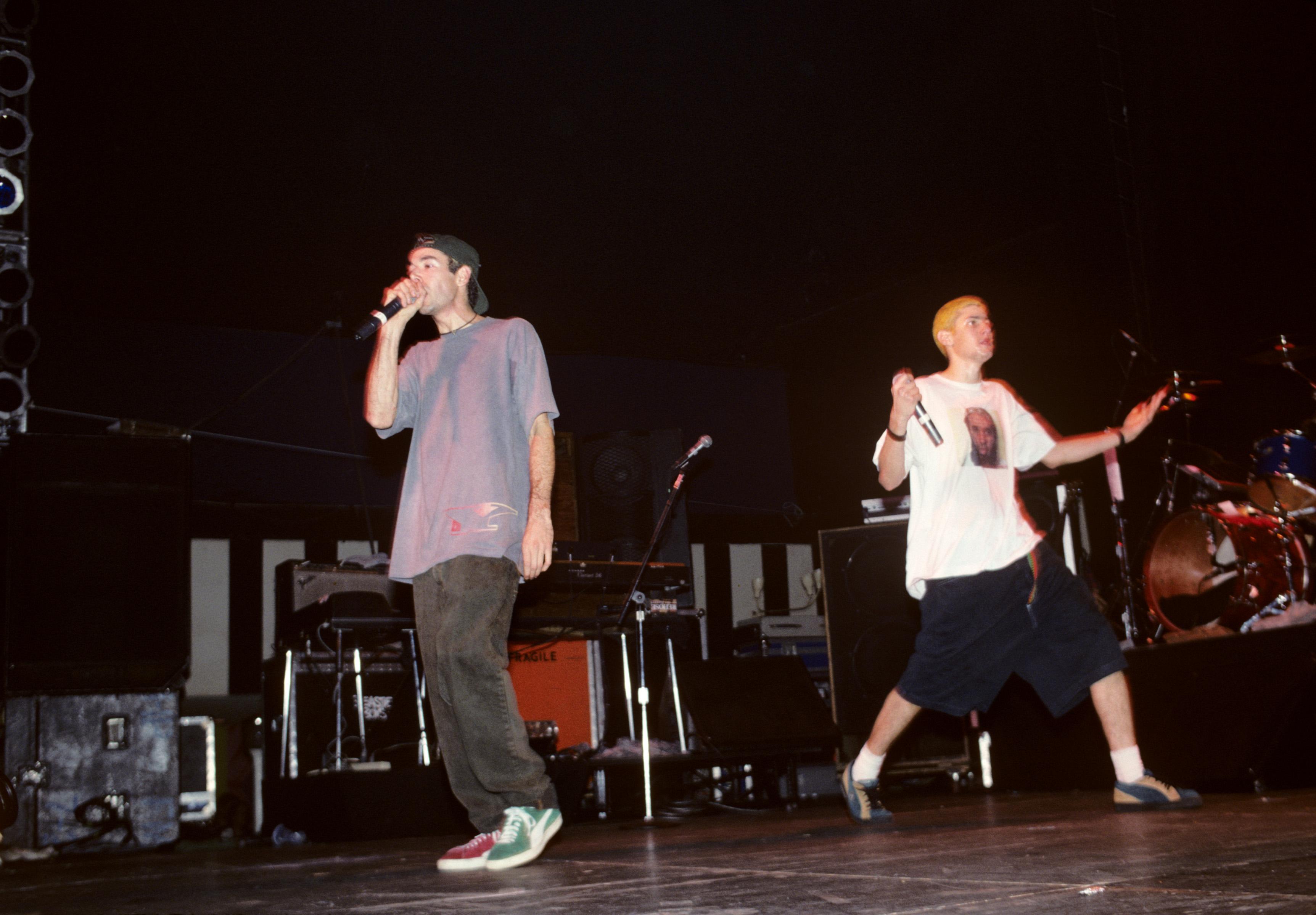 The Beastie Boys perform at Roseland in New York City on November 7, 1992.