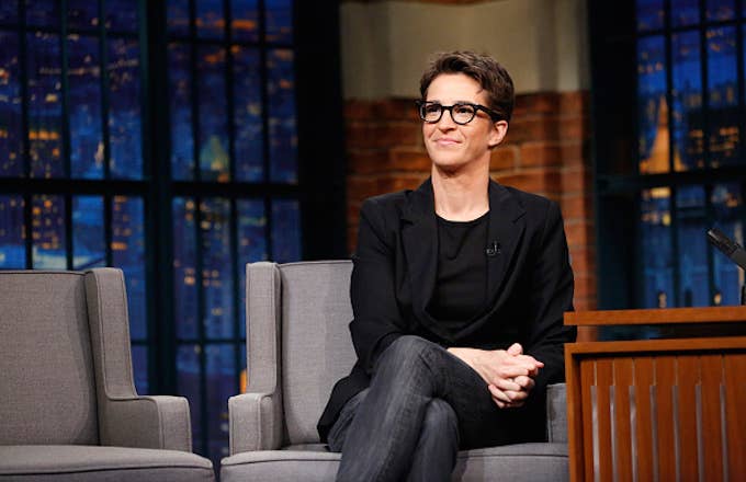 Rachel Maddow during an interview on December 21, 2016