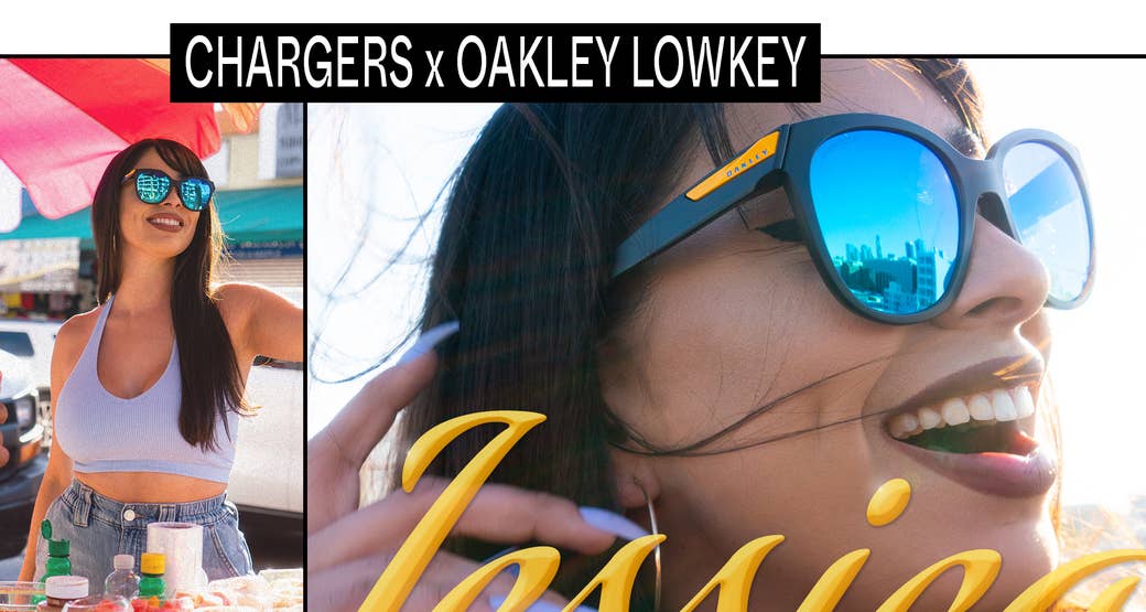 Oakley Los Angeles Chargers Low Key Sunglasses