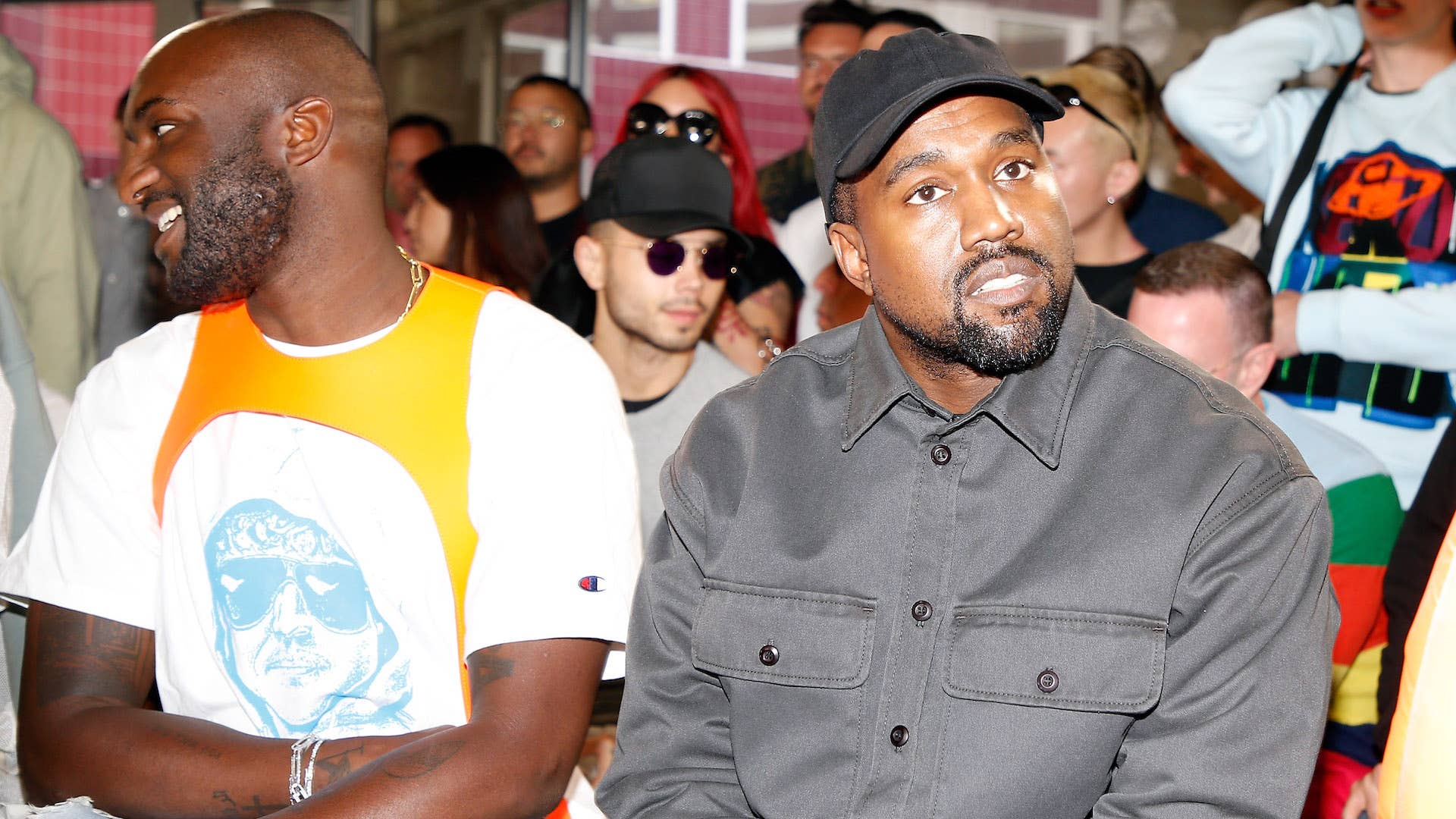 Kim, Kanye attend Virgil Abloh's final Louis Vuitton show