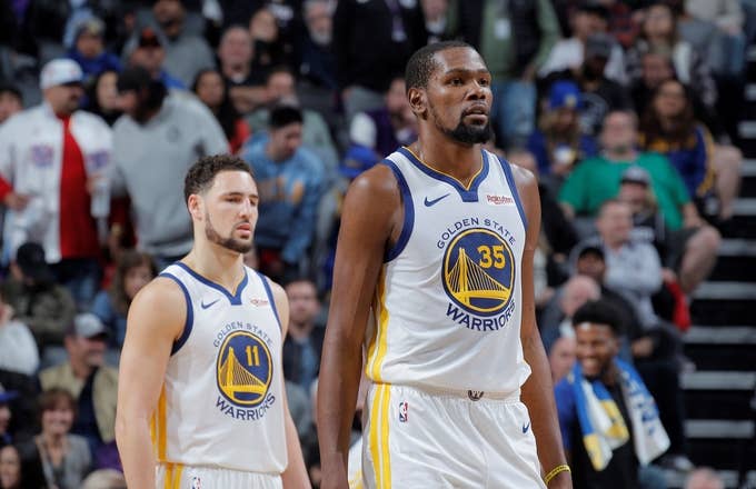 kevin durant klay thompson warriors