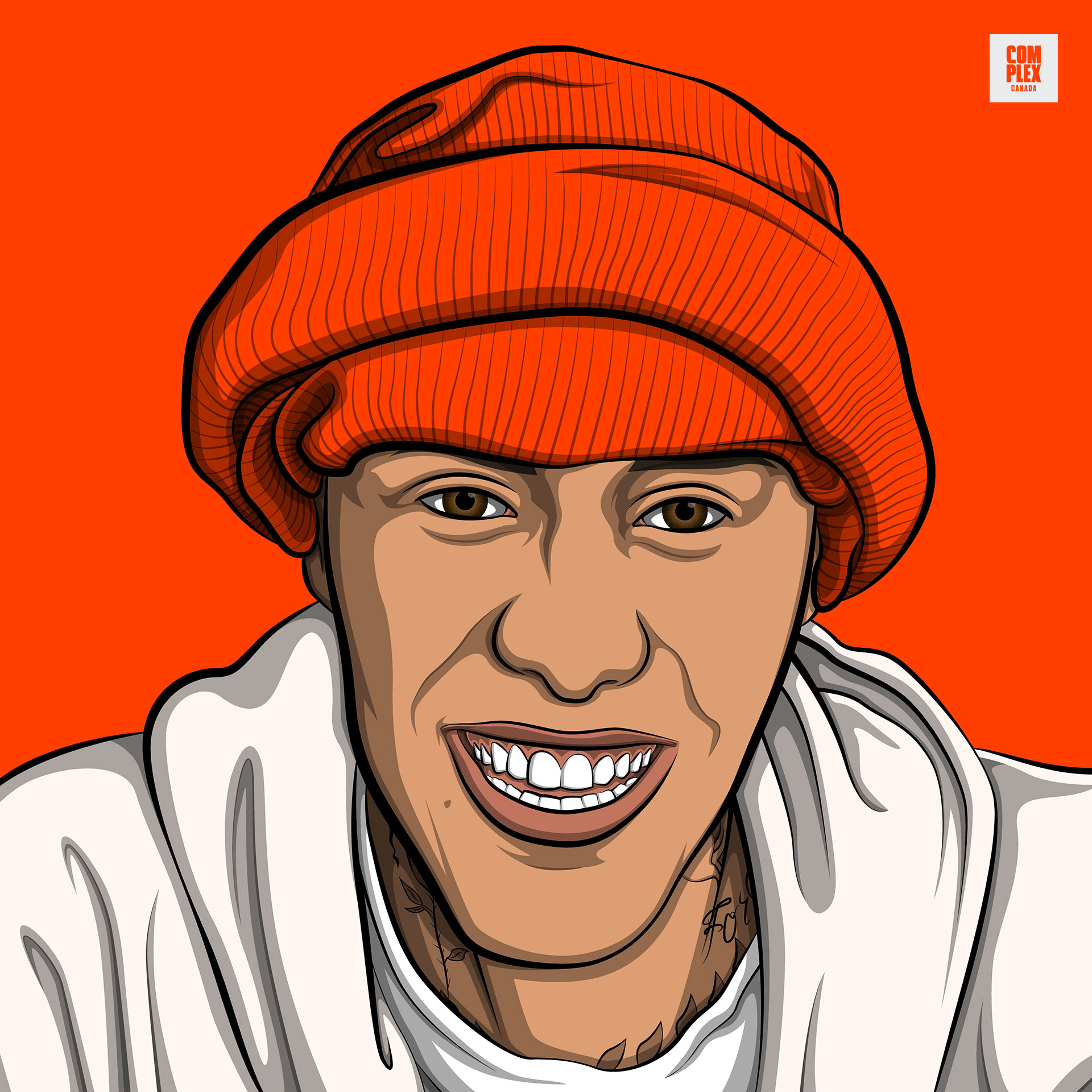 Illustration of Toronto pop star Justin Bieber