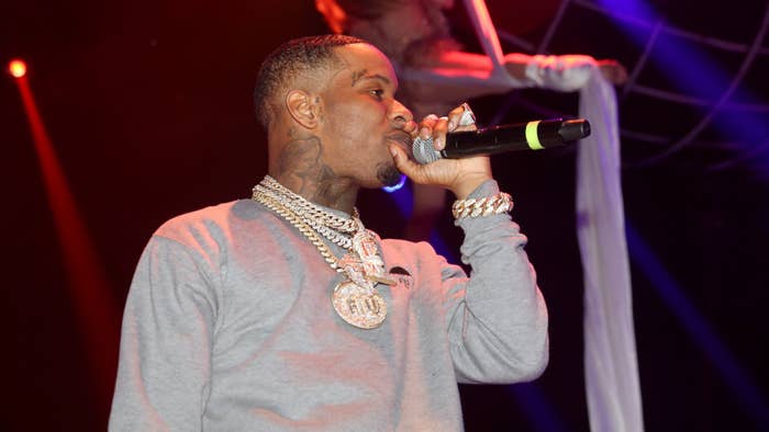 tory lanez is pictured performing live