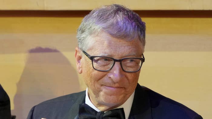 Bill Gates is pictured at an event