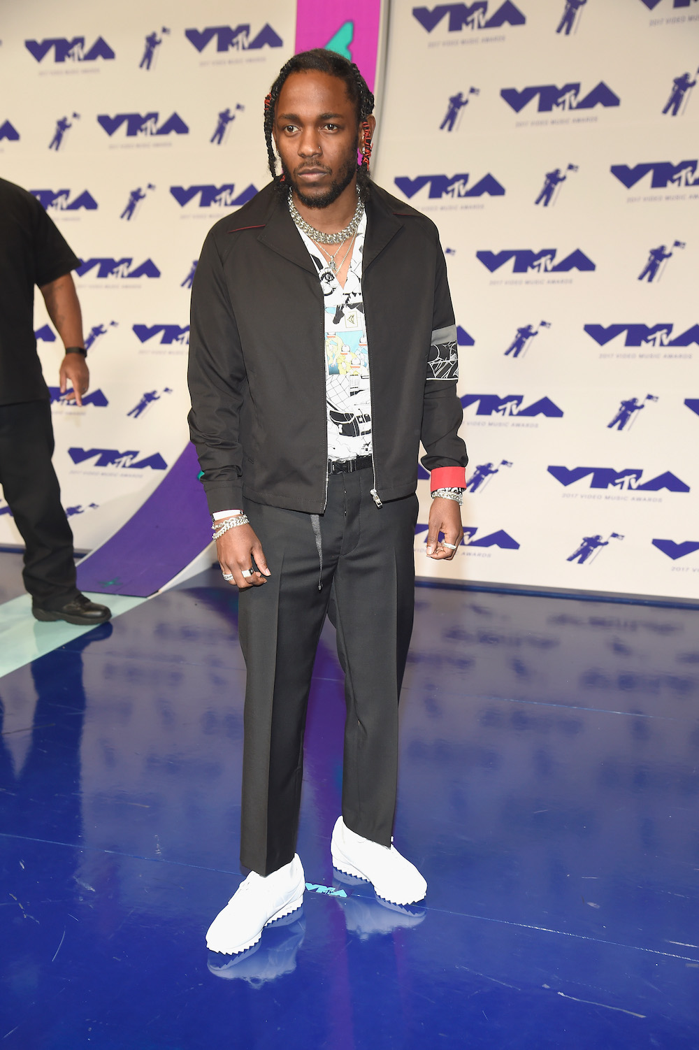 Kendrick Lamar Wearing Prada at the MTV Music Video Awards