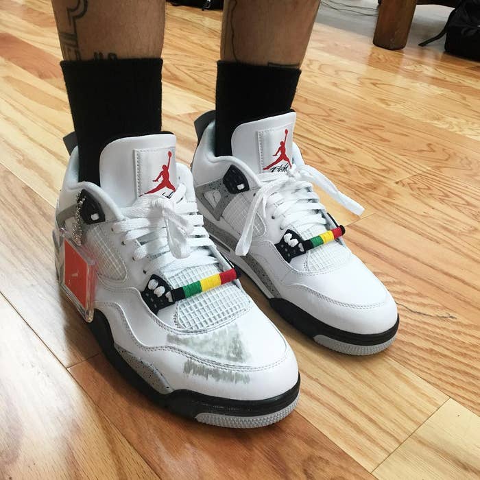 Buggin&#x27; Out Air Jordan 4 Scuffed Do the Right Thing