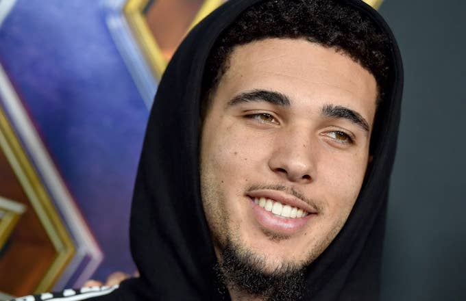 Liangelo Ball attends the World Premiere of &#x27;Avengers: Endgame.&#x27;