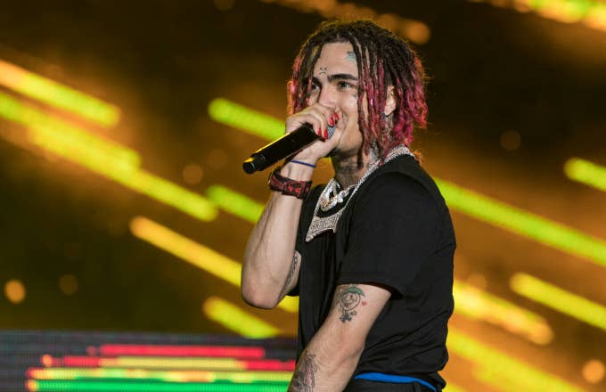 Lil Pump performs during Rolling Loud
