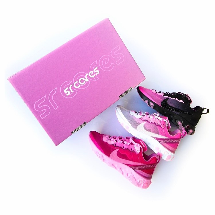 sneaker room nike react element 87 collection breast cancer