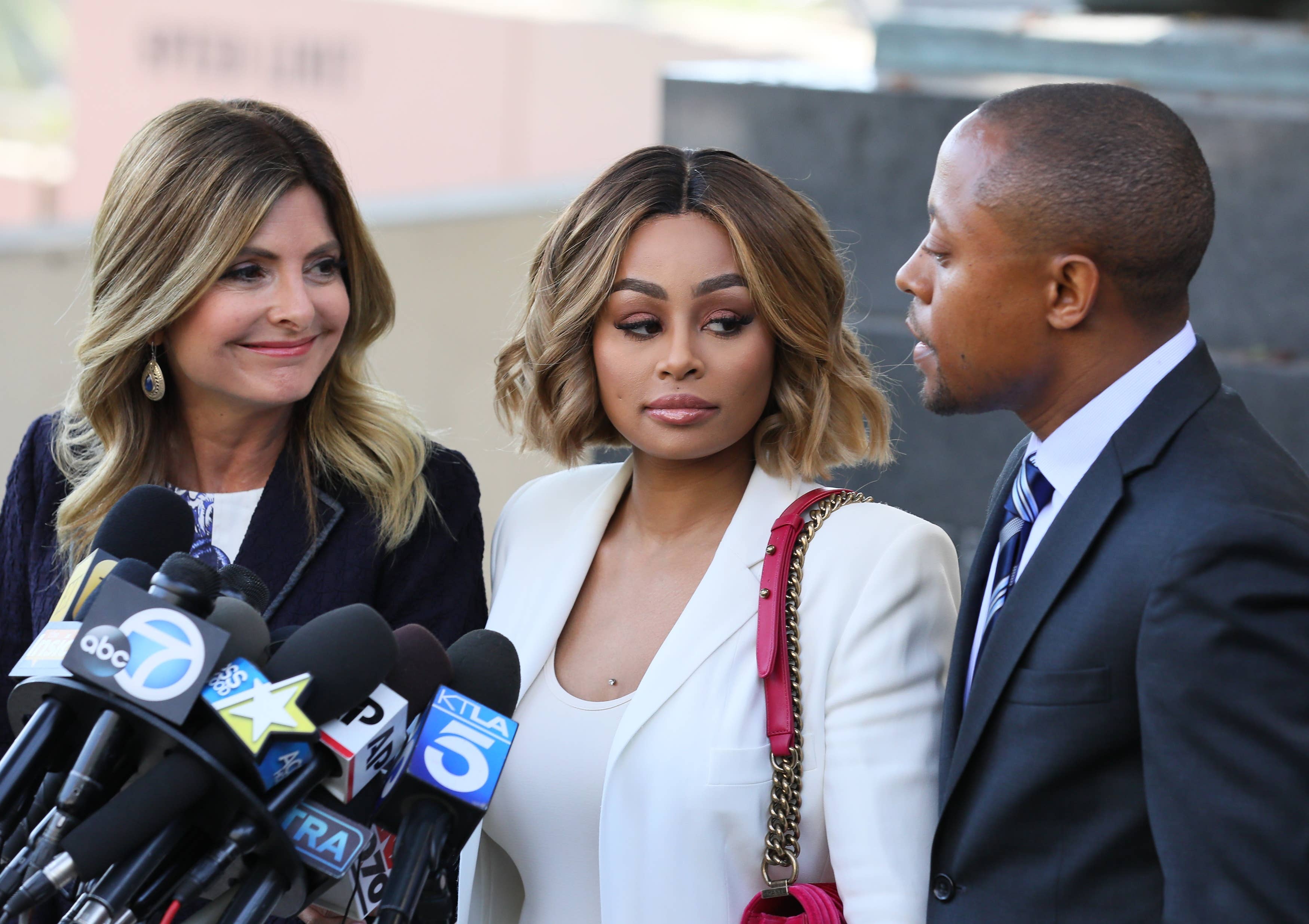 Blac Chyna and Lisa Bloom in L.A.