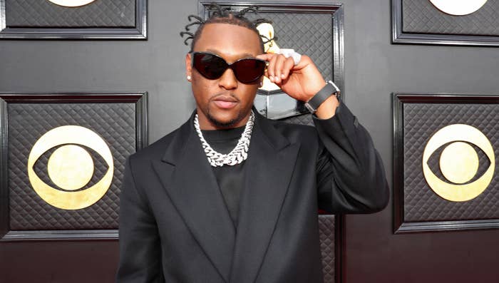 Hit-Boy attends the 64th Annual Grammy Awards