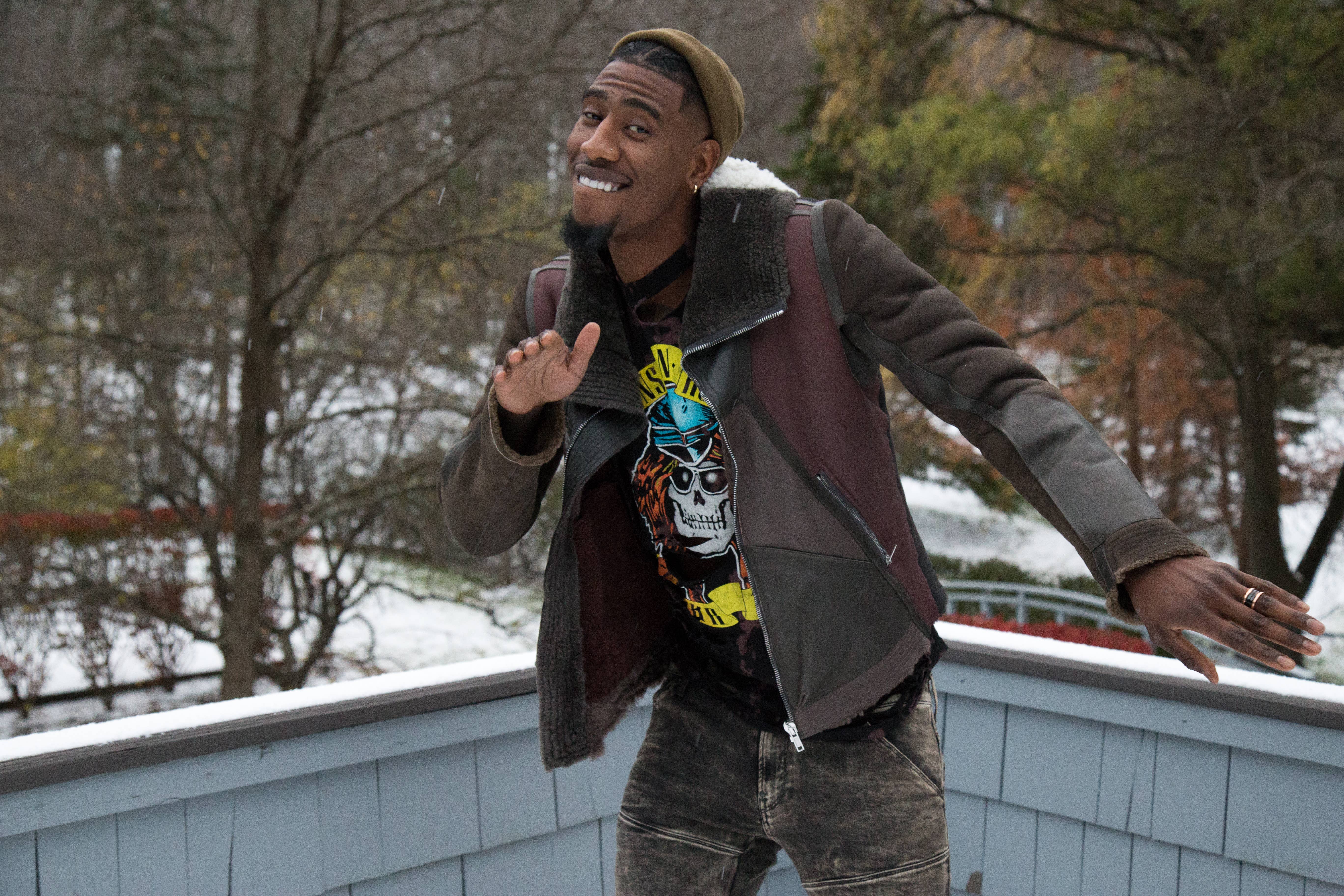 Shumpert at his home in Pepper Pike, Cleveland.