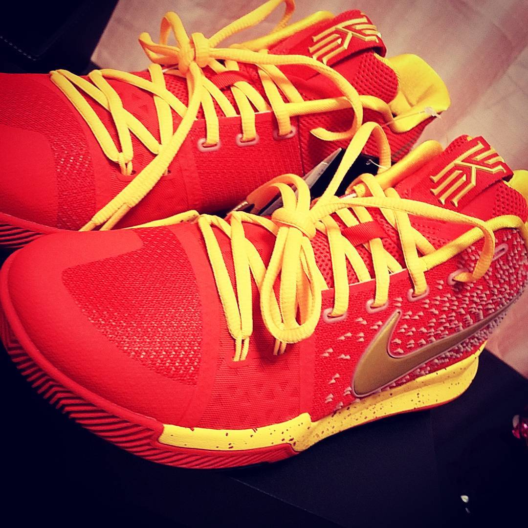 Kyrie 3 2024 red and yellow