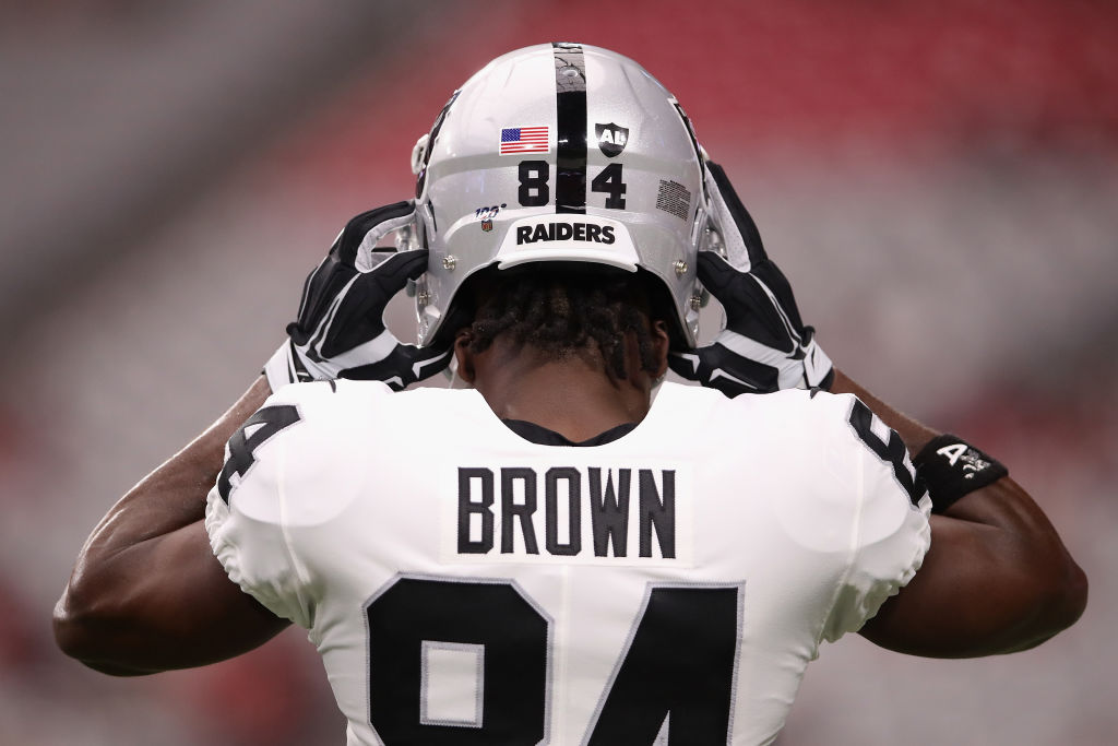 Antonio Brown Raiders Helmet 2019