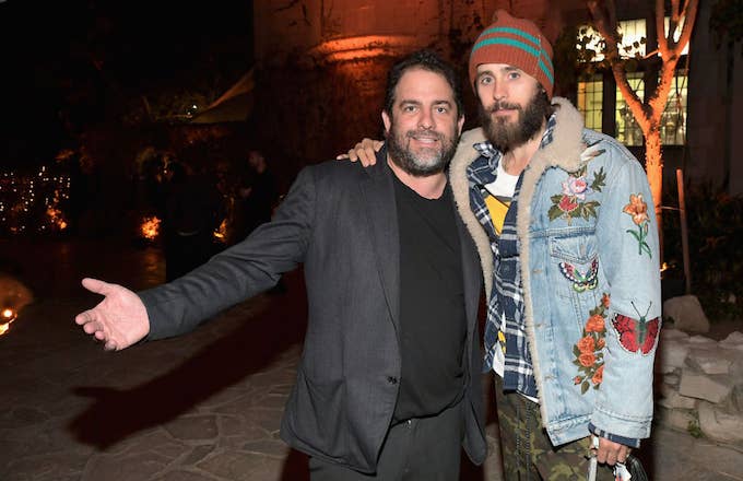 Brett Ratner and Jared Leto at the Playboy Mansion.