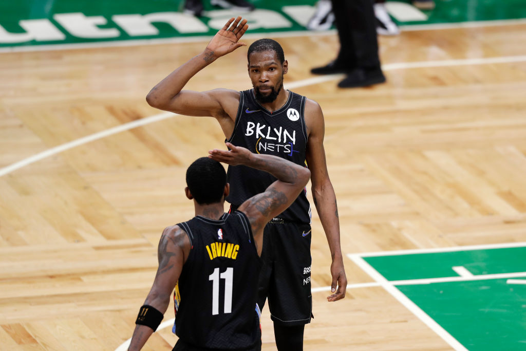 Kyrie Irving Kevin Durant Celtics Nets 2020